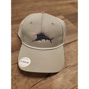 Tommy Bahama gray mens Cocktail Recipe hat NWT one‎ size adjustable logo